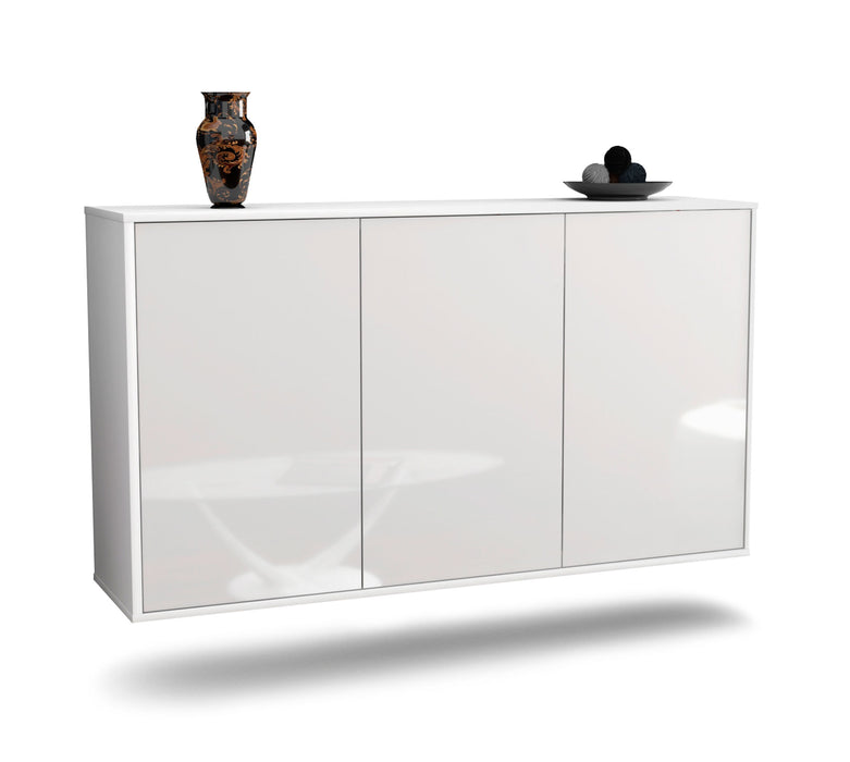 Stil Zeit Möbel Sideboard Chattanooga, Weiß, hängend (136x79x35cm)