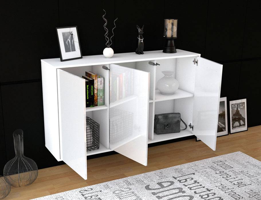 Stil Zeit Möbel Sideboard Chattanooga, Weiß, hängend (136x79x35cm) JETZT KAUFEN