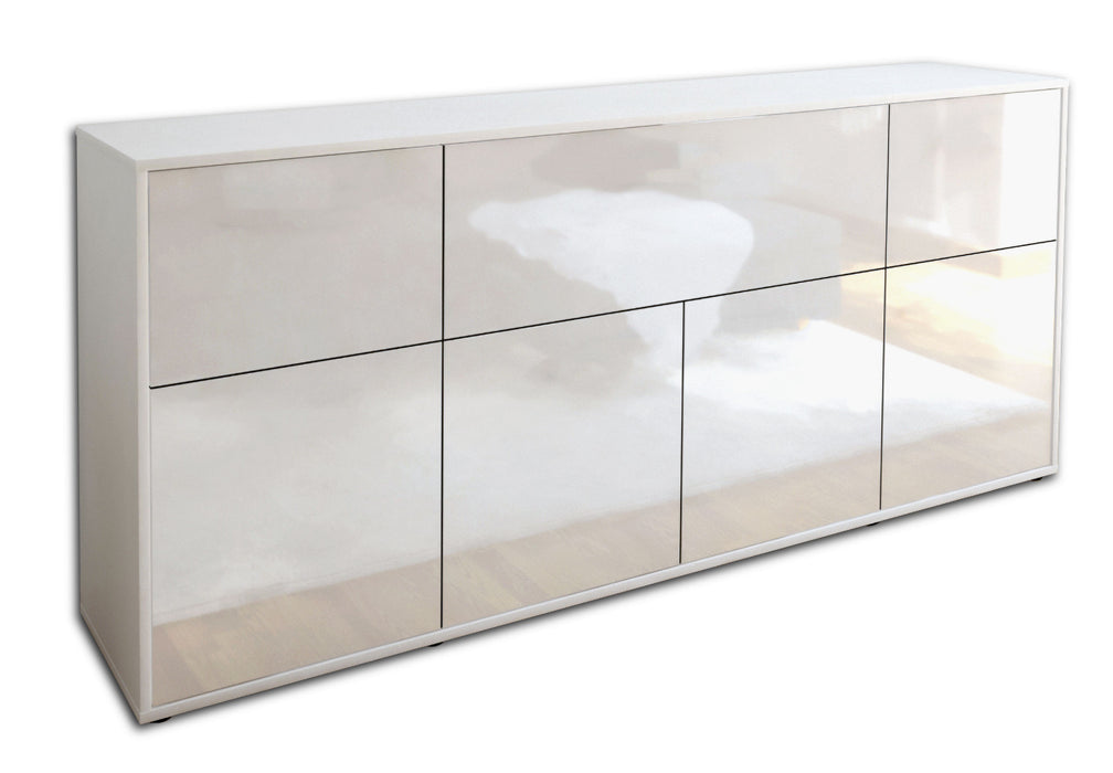 Stil Zeit Möbel Sideboard Roseville, Weiß, hängend (180x79x35cm)