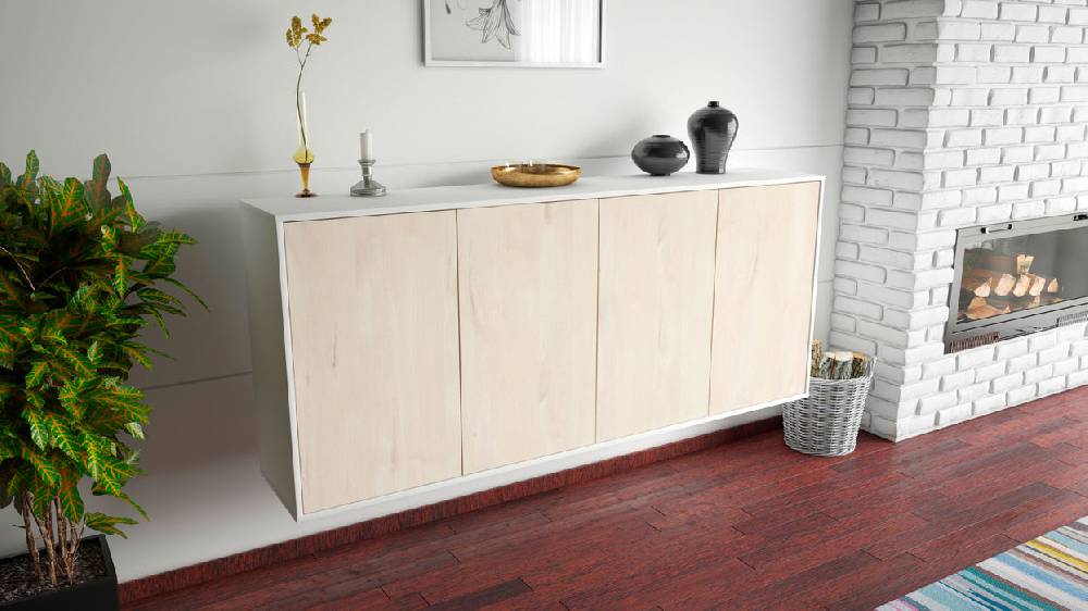 Stil Zeit Möbel Sideboard Lakewood, Zeder, hängend (180x79x35cm) Riesige Rabatte