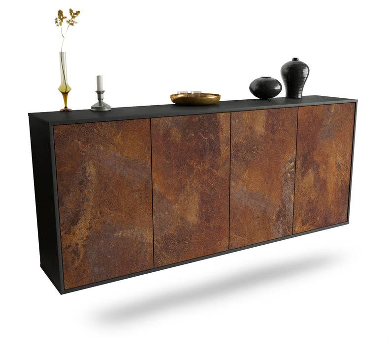 Stil Zeit Möbel Sideboard Lakewood, Rost, hängend (180x79x35cm)