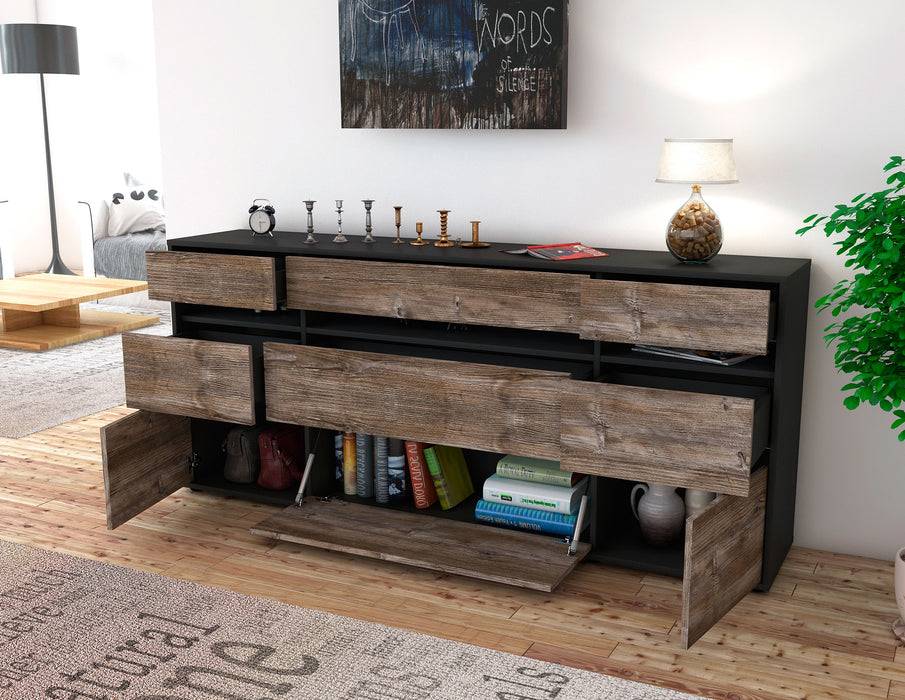 Stil Zeit Möbel Sideboard Giada, Zeder (180x79x35cm) Angebote