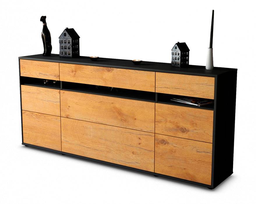 Stil Zeit Möbel Sideboard Giada, Eiche (180x79x35cm) Hotsell