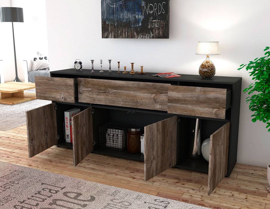 Stil Zeit Möbel Sideboard Flora, Pinie (180x79x35cm) Limitierter Zeitrabatt