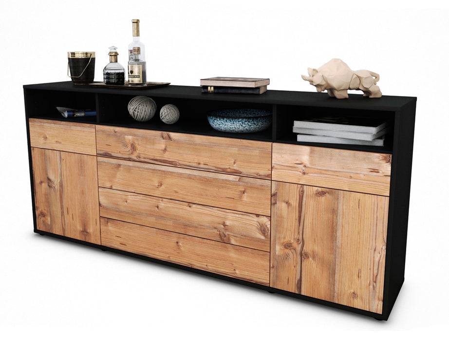 Stil Zeit Möbel Sideboard Evelina, Pinie (180x79x35cm)
