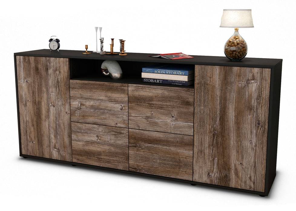 Stil Zeit Möbel Sideboard Ephenia, Treibholz (180x79x35cm) Cyber Monday