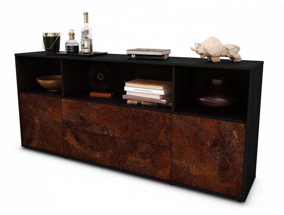 Stil Zeit Möbel Sideboard Enza, Rost (180x79x35cm)