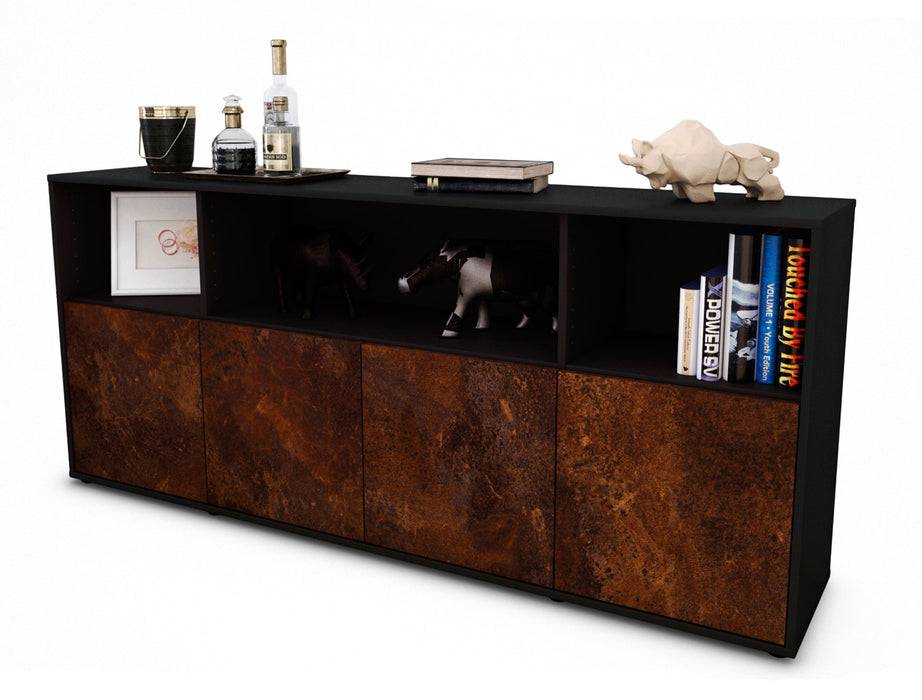 Stil Zeit Möbel Sideboard Enrica, Rost (180x79x35cm)