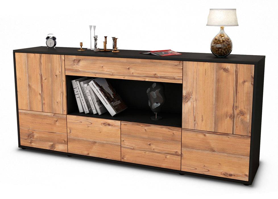 Stil Zeit Möbel Sideboard Elsa, Pinie (180x79x35cm)