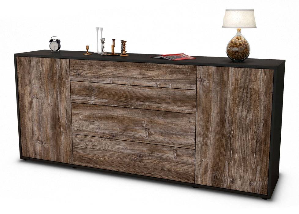 Stil Zeit Möbel Sideboard Elettra, Treibholz (180x79x35cm)