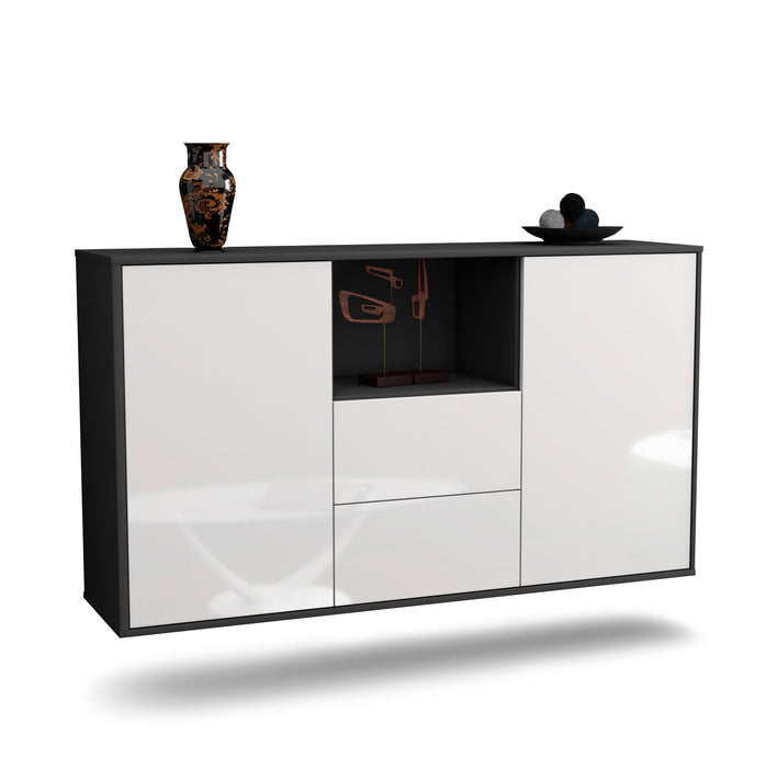 Stil Zeit Möbel Sideboard Port St. Lucie, Weiß, hängend (136x79x35cm) JETZT KAUFEN