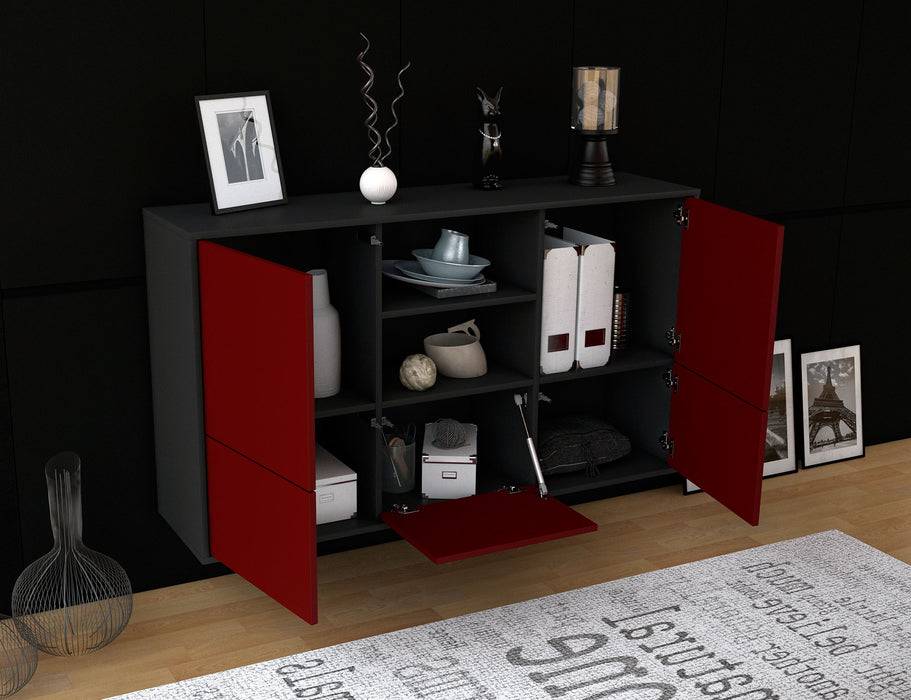 Stil Zeit Möbel Sideboard Grand Prairie, Bordeaux, hängend (136x79x35cm) Letzter Tag