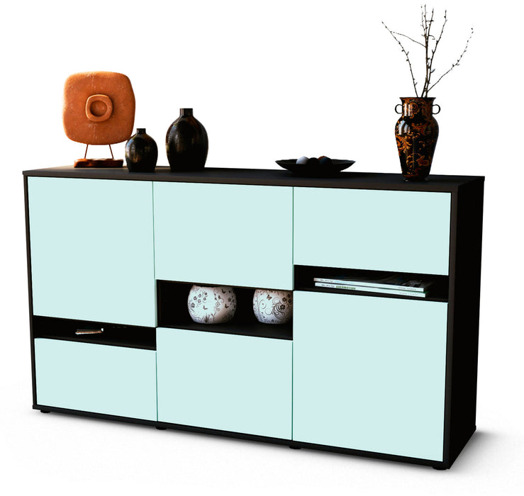 Stil Zeit Möbel Sideboard Egizia, Mint (136x79x35cm)