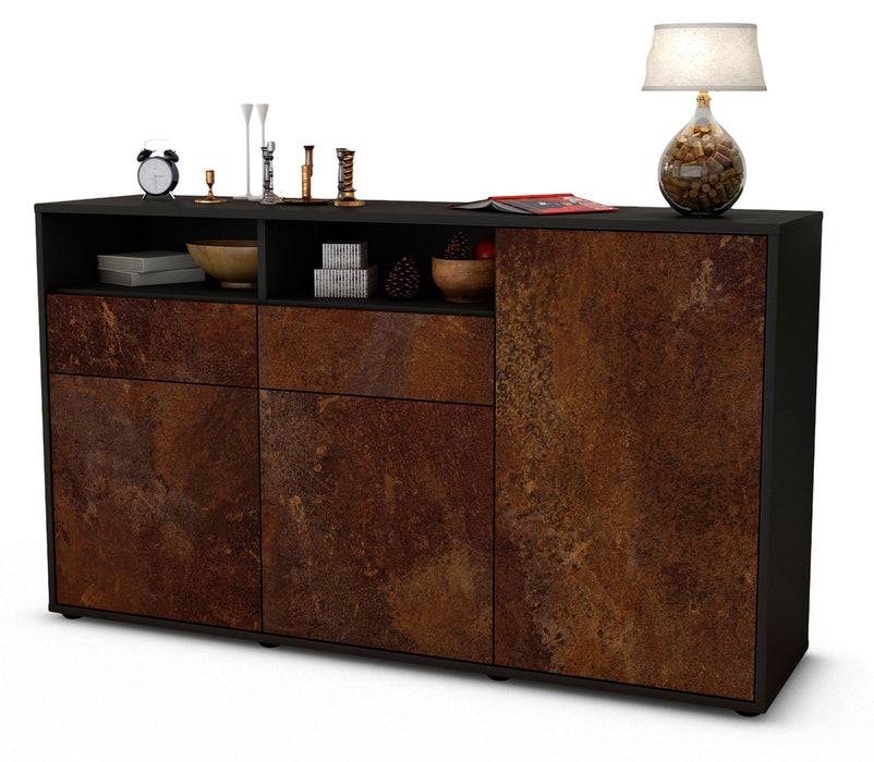 Stil Zeit Möbel Sideboard Editta, Rost (136x79x35cm)