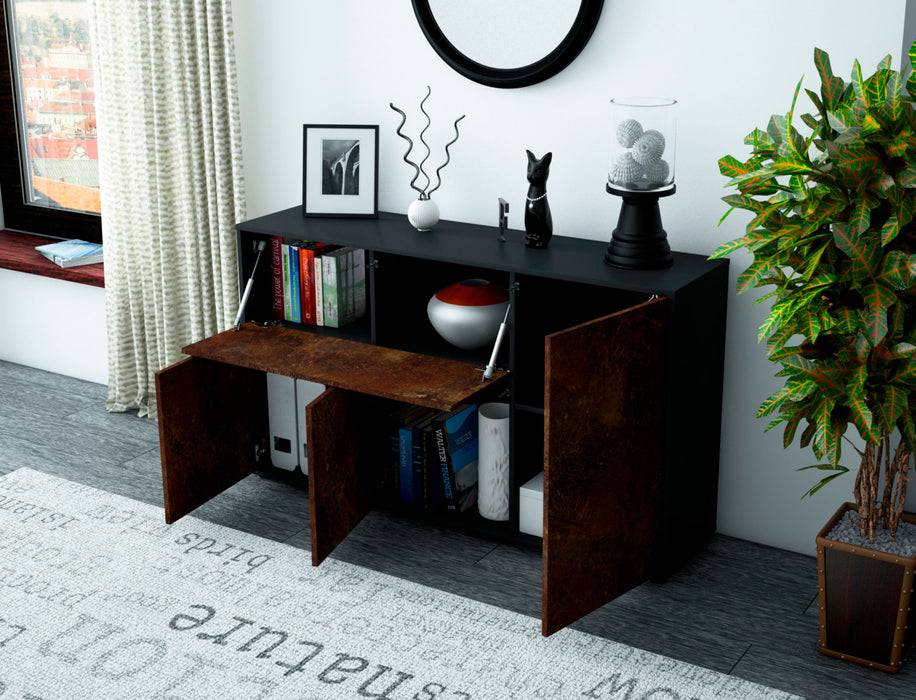 Stil Zeit Möbel Sideboard Edera, Rost (136x79x35cm) Discount Store für neue Produkte