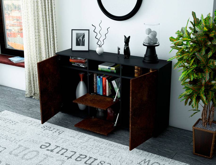 Stil Zeit Möbel Sideboard Dimphi, Rost (136x79x35cm) Outlet