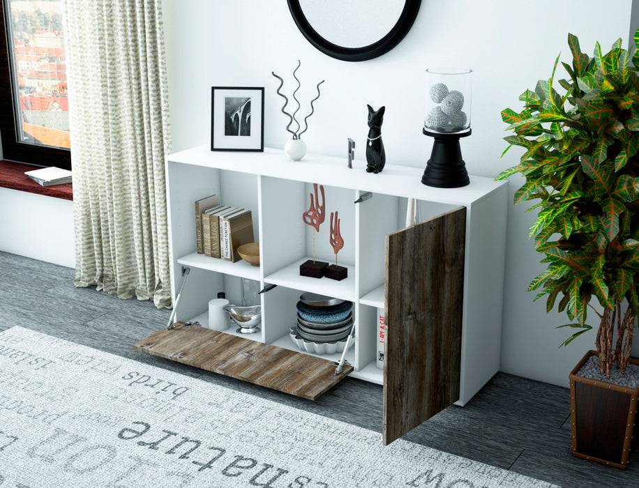 Stil Zeit Möbel Sideboard Ela, Eiche (136x79x35cm) Limitierter Zeitrabatt