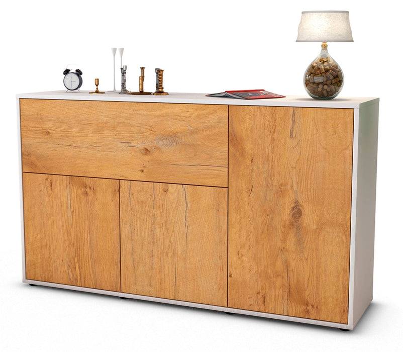Stil Zeit Möbel Sideboard Edera, Eiche (136x79x35cm)