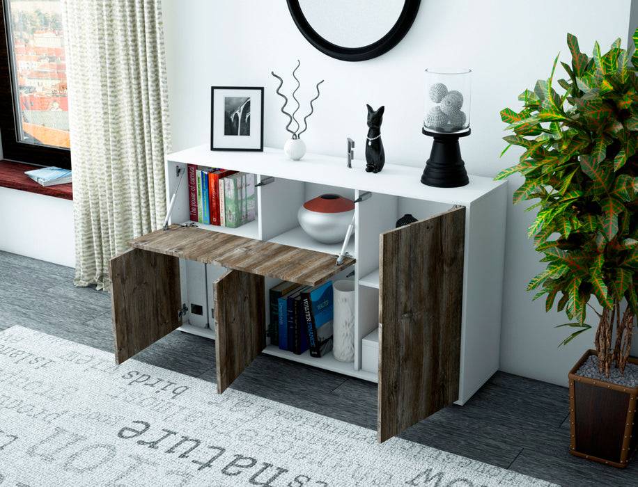Stil Zeit Möbel Sideboard Edera, Eiche (136x79x35cm) Rabatt