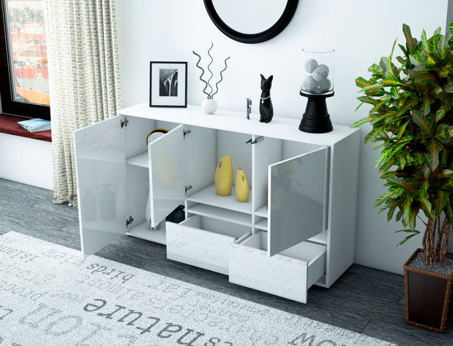 Stil Zeit Möbel Sideboard Ebe, Grün (136x79x35cm) Günstig kaufen