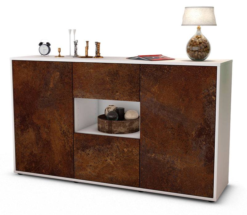 Stil Zeit Möbel Sideboard Doriana, Rost (136x79x35cm)