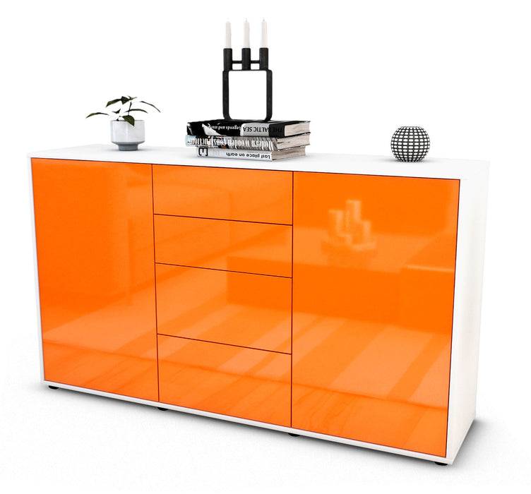 Stil Zeit Möbel Sideboard Donna, Orange (136x79x35cm) Cyber Monday