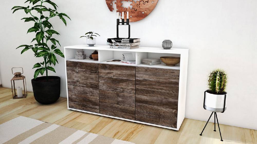 Stil Zeit Möbel Sideboard Donabella, Treibholz (136x79x35cm) Jubiläumsangebot