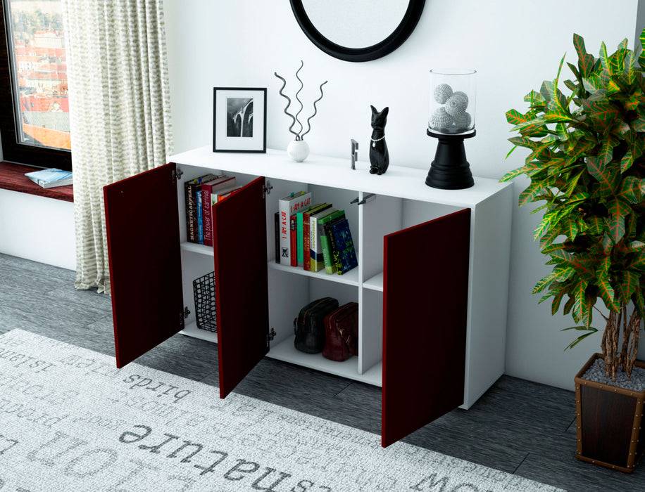Stil Zeit Möbel Sideboard Delia, Lila (136x79x35cm) Bestseller
