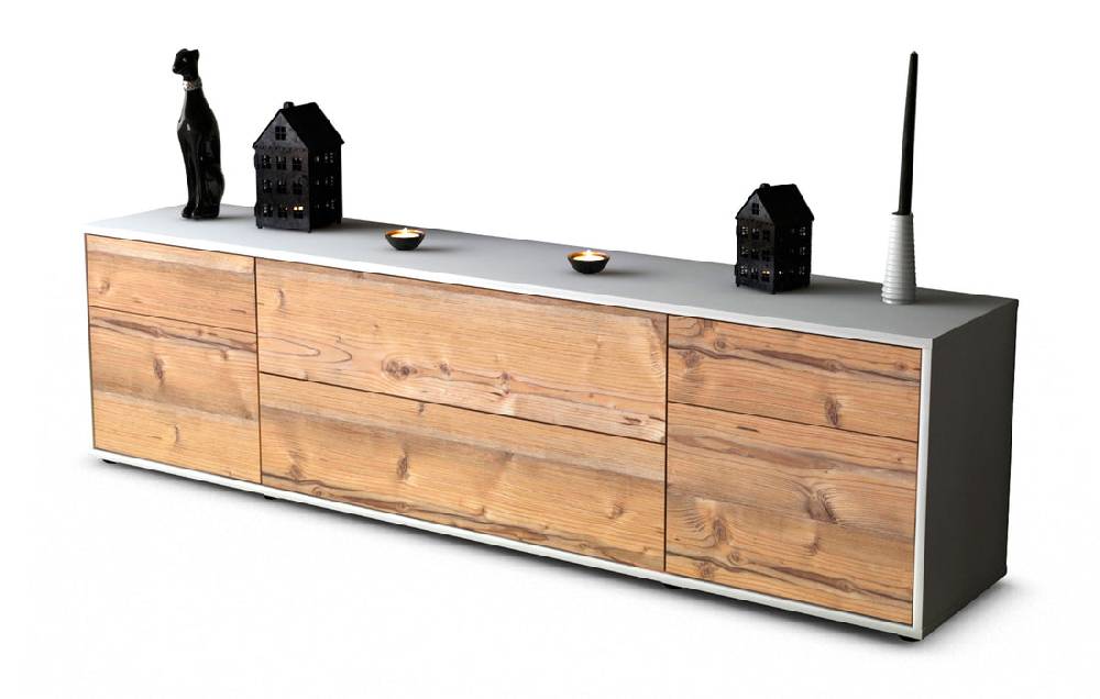 Stil Zeit Möbel Lowboard Bibiane, Pinie (180x49x35cm)