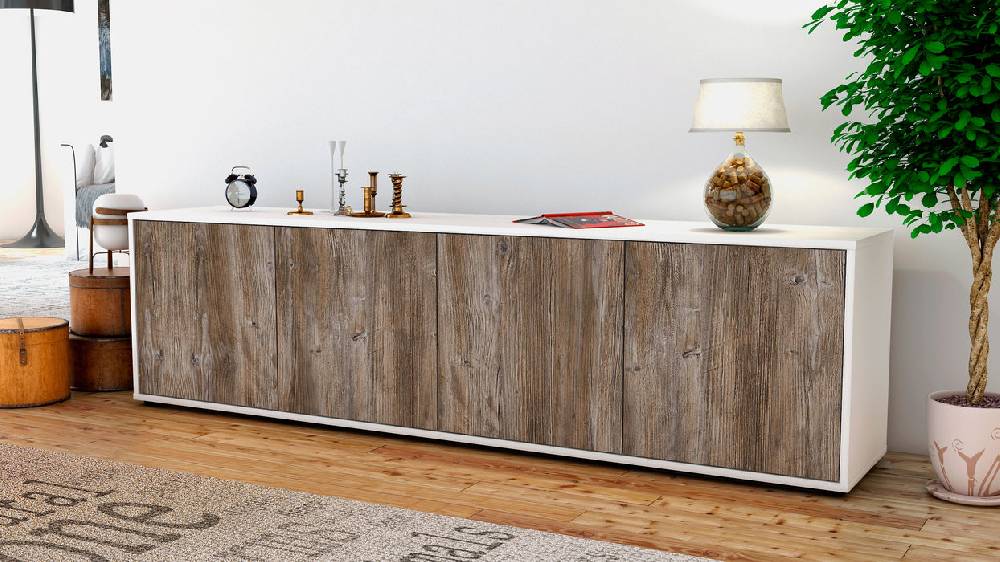 Stil Zeit Möbel Lowboard Antonia, Treibholz (180x49x35cm) Verkauf
