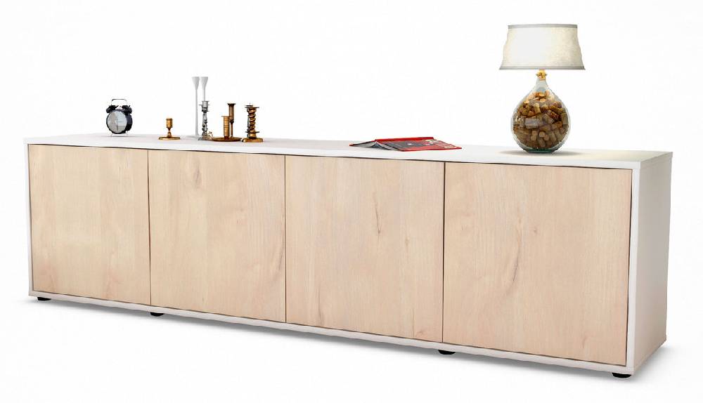 Stil Zeit Möbel Lowboard Antonia, Zeder (180x49x35cm)