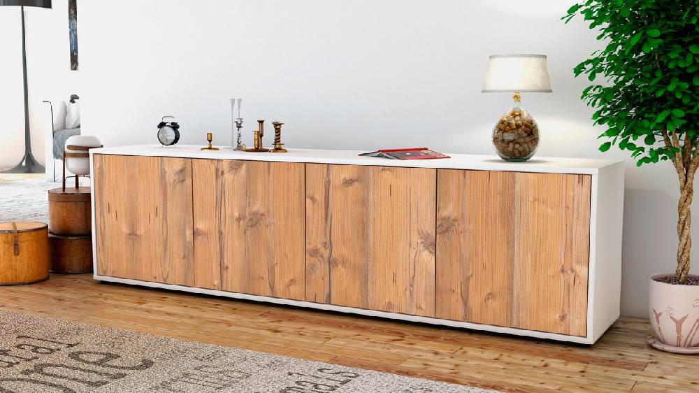 Stil Zeit Möbel Lowboard Antonia, Pinie (180x49x35cm) Hotsell