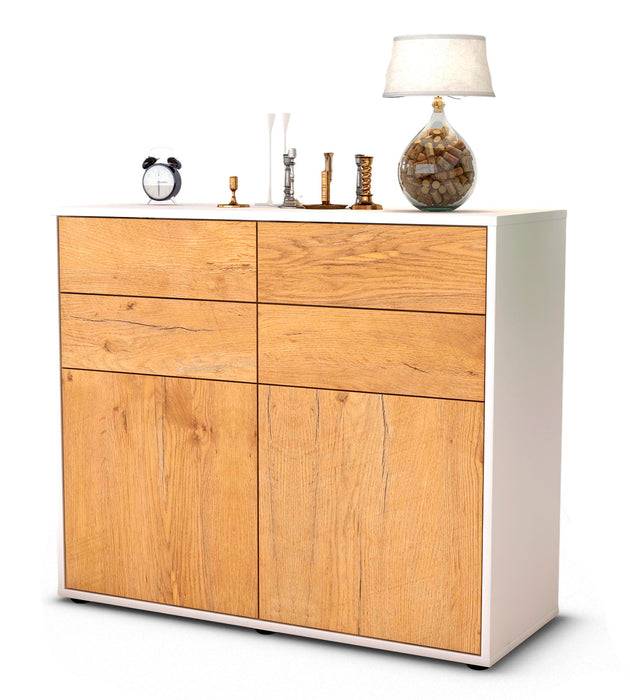 Stil Zeit Möbel Sideboard Celia, Eiche (92x79x35cm)