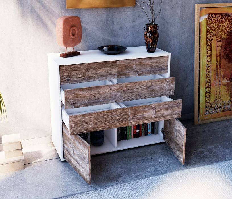 Stil Zeit Möbel Sideboard Celeste, Pinie (92x79x35cm) Exklusivangebot