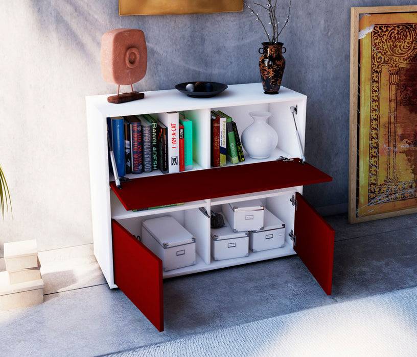 Stil Zeit Möbel Sideboard Cassandra, Türkis (92x79x35cm) Saisonschlussverkauf