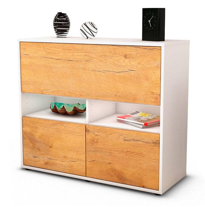 Stil Zeit Möbel Sideboard Cassandra, Eiche (92x79x35cm)