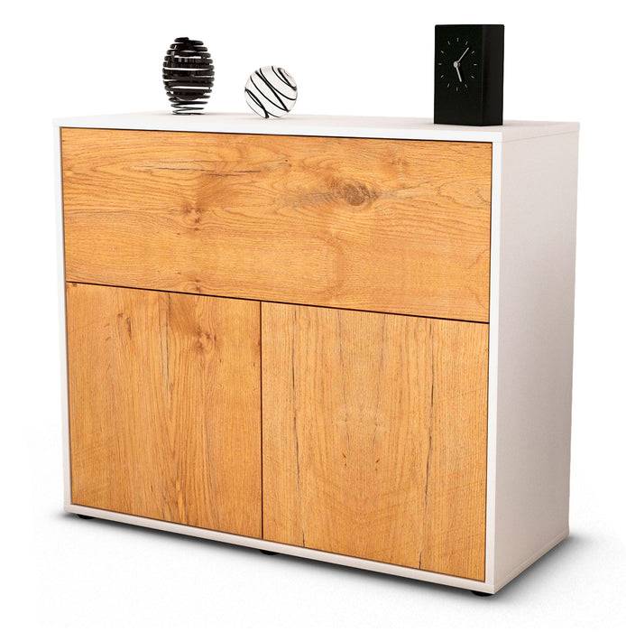 Stil Zeit Möbel Sideboard Carolin, Eiche (92x79x35cm)