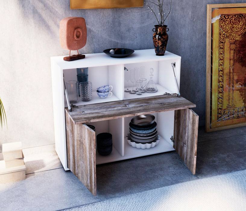Stil Zeit Möbel Sideboard Carolin, Eiche (92x79x35cm) Cyber Monday