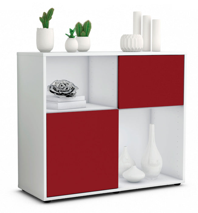 Stil Zeit Möbel Sideboard Carola, Bordeaux (92x79x35cm)