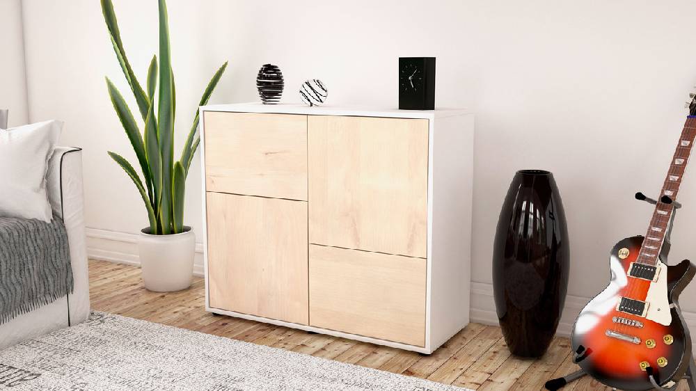 Stil Zeit Möbel Sideboard Carla, Zeder (92x79x35cm) Jubiläumsangebot