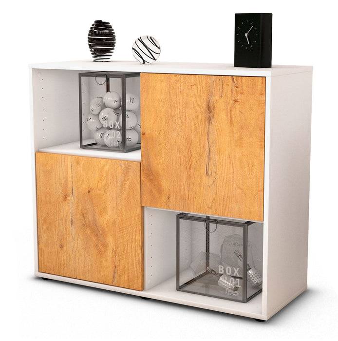 Stil Zeit Möbel Sideboard Caralina, Eiche (92x79x35cm)
