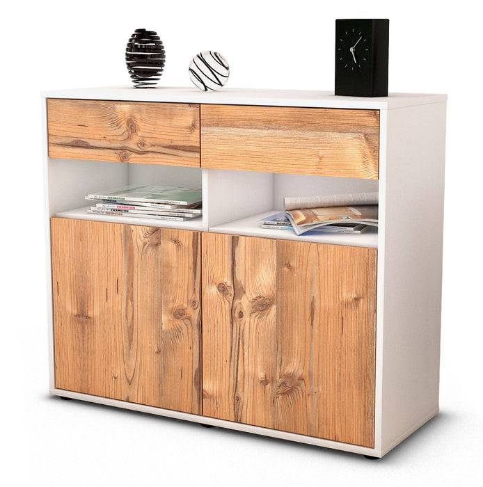 Stil Zeit Möbel Sideboard Bruna, Pinie (92x79x35cm)