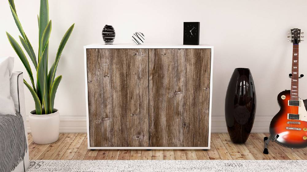 Stil Zeit Möbel Sideboard Blanka, Treibholz (92x79x35cm) Große Rabatte