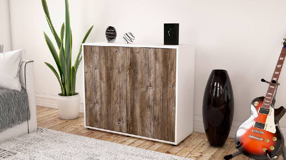 Stil Zeit Möbel Sideboard Blanka, Treibholz (92x79x35cm) Große Rabatte