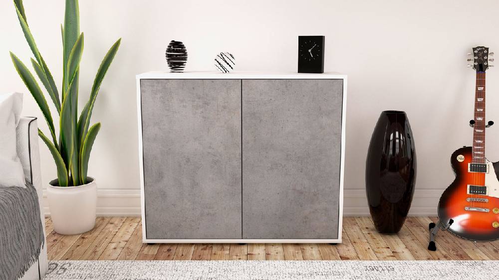 Stil Zeit Möbel Sideboard Blanka, Beton (92x79x35cm) Bestseller