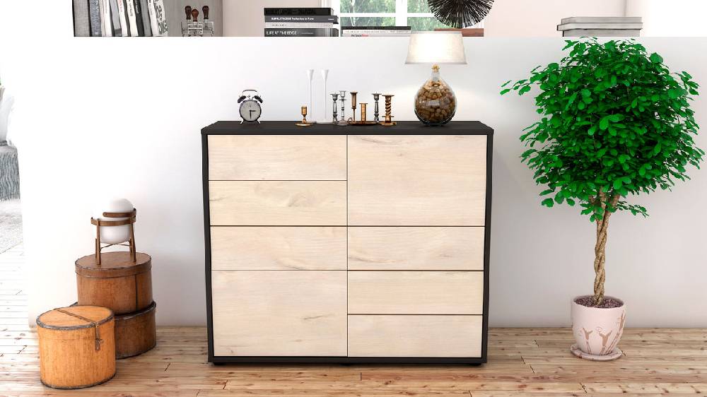 Stil Zeit Möbel Sideboard Circe, Zeder (92x79x35cm) Super Sparpreis