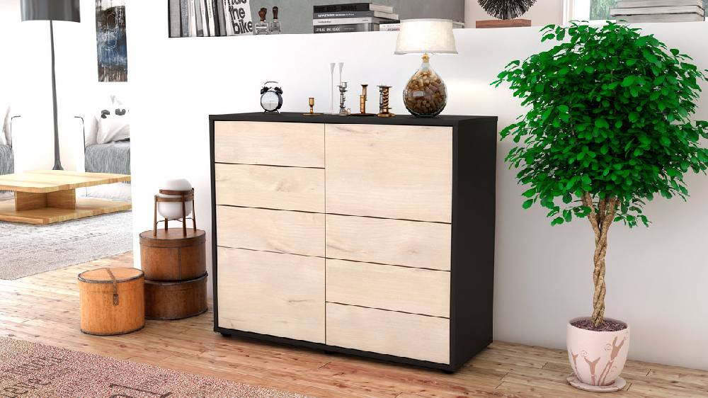 Stil Zeit Möbel Sideboard Circe, Zeder (92x79x35cm) Super Sparpreis