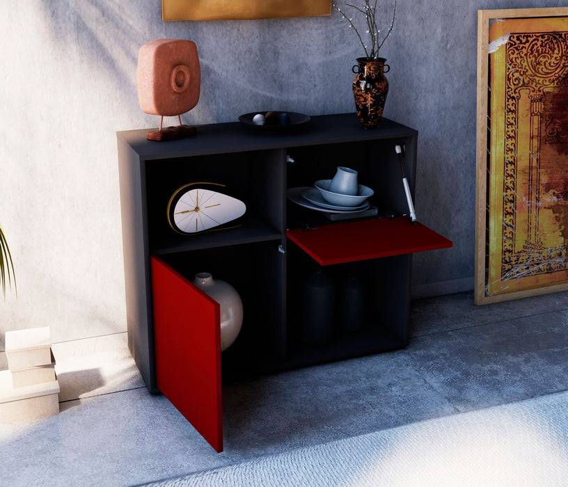 Stil Zeit Möbel Sideboard Carola, Gelb (92x79x35cm) Begrenzte Freigabe