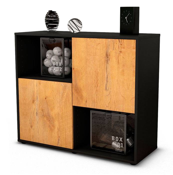 Stil Zeit Möbel Sideboard Caralina, Eiche (92x79x35cm) Letzte 2 Tage