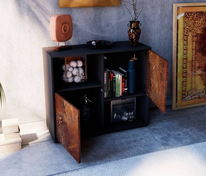 Stil Zeit Möbel Sideboard Caralina, Rost (92x79x35cm) Letzter Tag